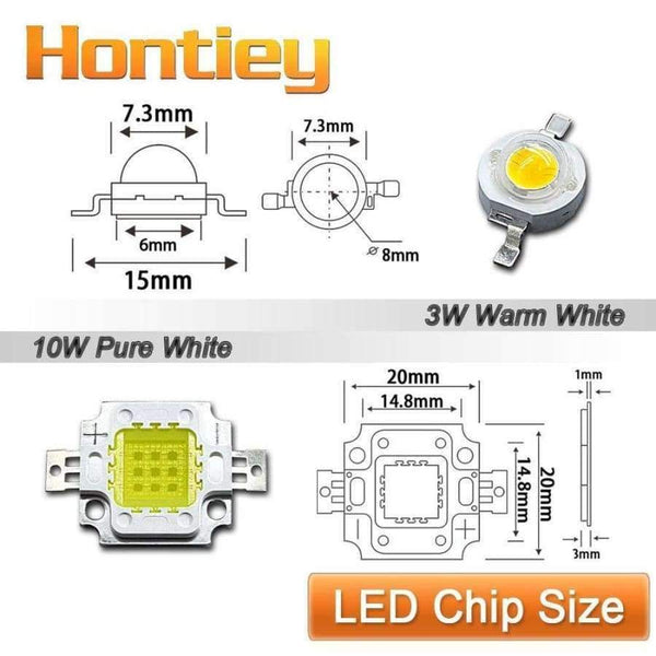 Planet Gates Cool White 10000K / 100W / 10 Pieces High Power LED Matrix 1W 3W 5W 10W 20W 30W 50W 100W Warm Pure Cold Natue White Light Bulb Lamp SMD COB 3000K 6000K 10000K Indoor