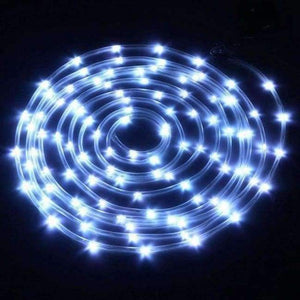 Planet Gates Cool White / 12M 100LEDs 12M 100LEDs 7M 50 LED Solar Rope Tube String Lights Outdoor Garden Christmas Garland Led Globe Led Strip Fairy Light  Waterproof