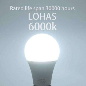 Planet Gates Cool White 6000K / 23W B22 LED A65 B22 Bayonet Bulbs(200W Equivalent)23W LED Lights Warm White 2700K Super Bright 2500Lm Energy Saving Light Bulbs -4PACK