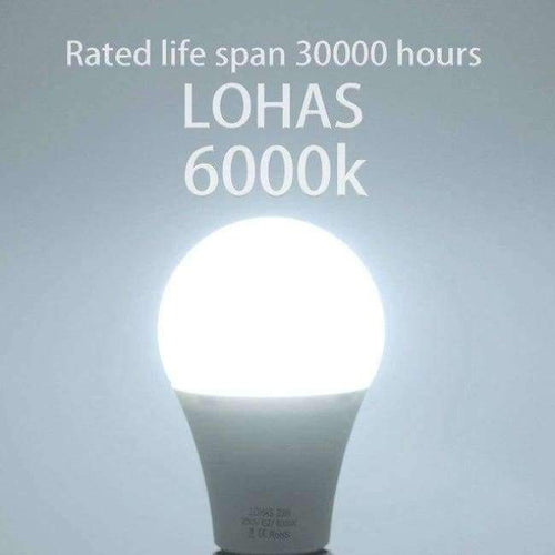 Planet Gates Cool White 6000K / 23W B22 LED A65 B22 Bayonet Bulbs(200W Equivalent)23W LED Lights Warm White 2700K Super Bright 2500Lm Energy Saving Light Bulbs -4PACK