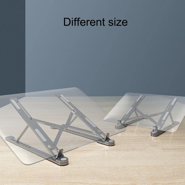 Planet Gates Cooling Rack Folding Adjustable Angle Aluminum Alloy Desktop Portable Holder Office Universal Non Slip Laptop Stand
