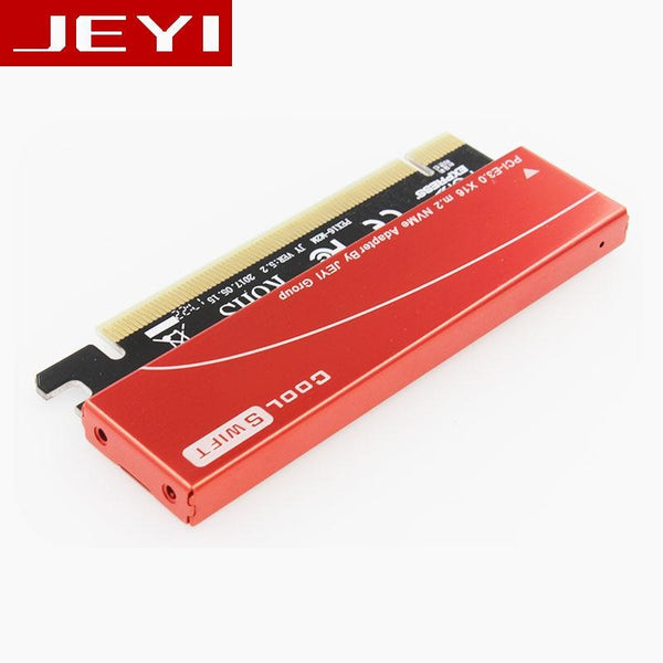 Planet Gates CoolSwift PCIE3.0 NVME Adapter x16 PCI-E Full Speed M.2 2280 aluminum sheet Thermal conductivity silicon wafer cooling