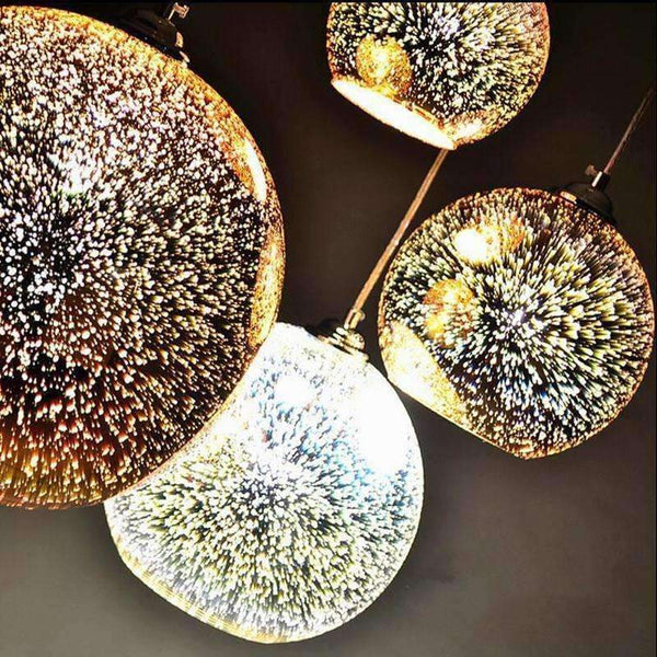Planet Gates Cooper / 15cm Horsten Novelty Glass Ball Pendant Lights Modern Suspended Luminaire Christmas Ball Design Lamp 3D Colorful Pendant Lighting