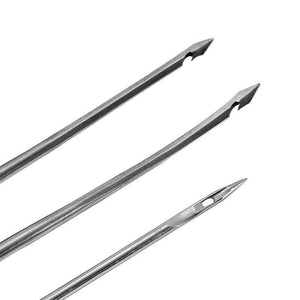 Planet Gates Copper Handle Canvas Leather Tent Sewing Awl Shoes Repair Tool Punch Hand Stitching Leather Craft Needle Sewing Supplies