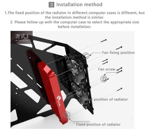 Planet Gates Copper Radiator 30MM Thickness 120/240/360mm 14 Waterway Thin Cooler Watercoler Heatsink CR-RD120/240/360RC-TN-V2