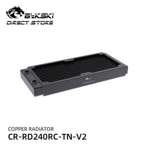 Planet Gates Copper Radiator 30MM Thickness 120/240/360mm 14 Waterway Thin Cooler Watercoler Heatsink CR-RD120/240/360RC-TN-V2
