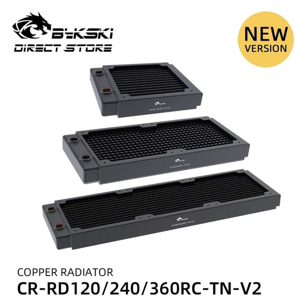 Planet Gates Copper Radiator 30MM Thickness 120/240/360mm 14 Waterway Thin Cooler Watercoler Heatsink CR-RD120/240/360RC-TN-V2