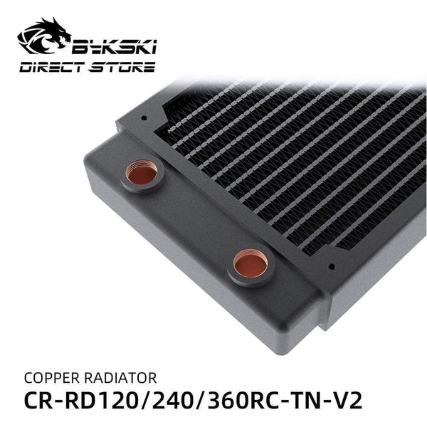 Planet Gates Copper Radiator 30MM Thickness 120/240/360mm 14 Waterway Thin Cooler Watercoler Heatsink CR-RD120/240/360RC-TN-V2