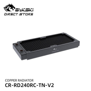 Planet Gates Copper Radiator 30MM Thickness 120/240/360mm 14 Waterway Thin Cooler Watercoler Heatsink CR-RD120/240/360RC-TN-V2