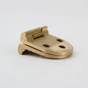 Copper Semi-circular Folding Hinge Thickening Countertop Hinge 180 Degree Flap Hinge Round Table Hinge