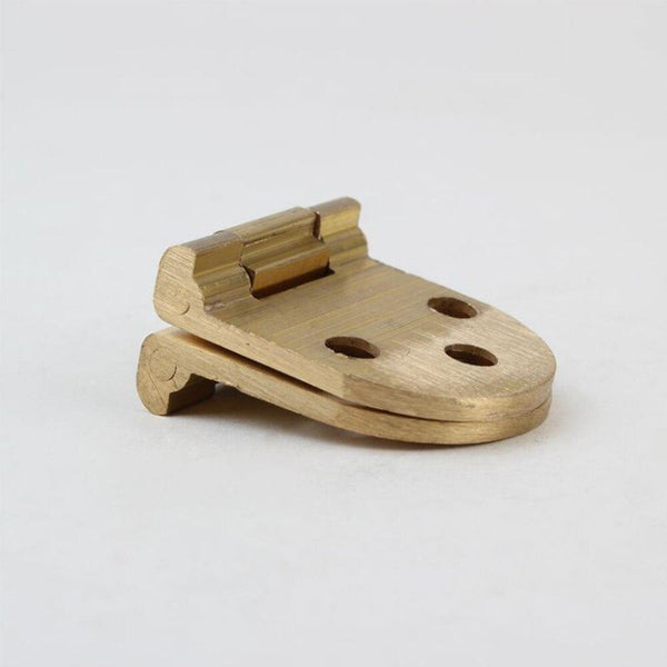 Copper Semi-circular Folding Hinge Thickening Countertop Hinge 180 Degree Flap Hinge Round Table Hinge