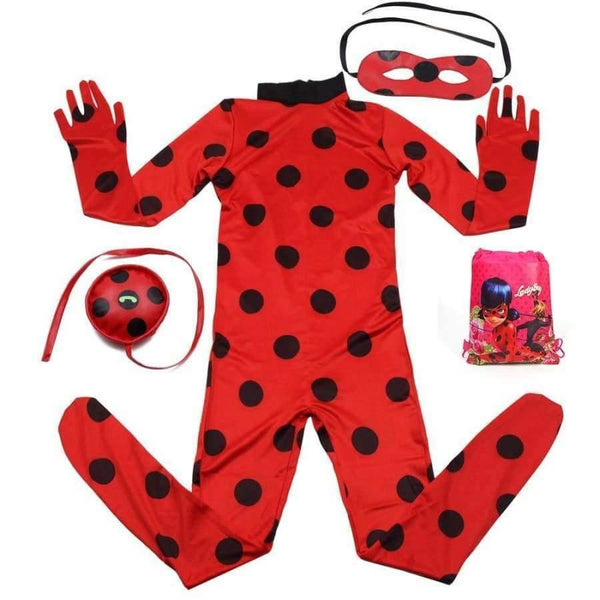 Planet Gates costume / S Ladybug Kids Costumes Girls Women Children Girl Miraculous Ladybug Girl Halloween Fancy Dress With Glasses And Bags