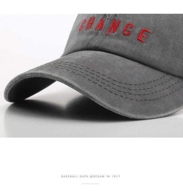 Planet Gates Cotton Baseball Cap for Men and Women CHANCE Embroidered Hats Casual Retro Snapback Hat Summer Sun Caps Unisex Gorras