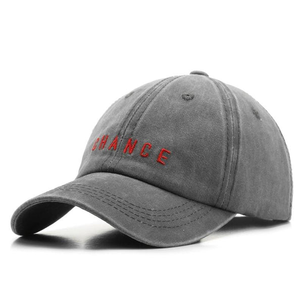 Planet Gates Cotton Baseball Cap for Men and Women CHANCE Embroidered Hats Casual Retro Snapback Hat Summer Sun Caps Unisex Gorras