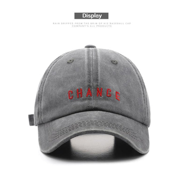 Planet Gates Cotton Baseball Cap for Men and Women CHANCE Embroidered Hats Casual Retro Snapback Hat Summer Sun Caps Unisex Gorras