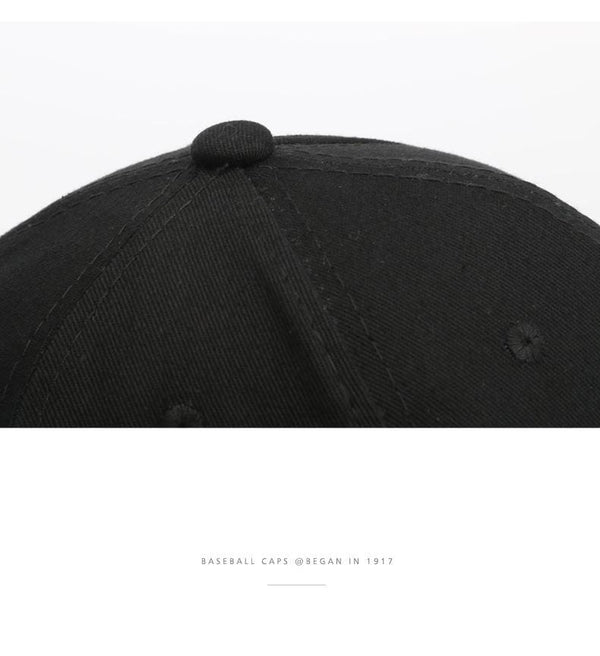 Planet Gates Cotton Baseball Cap for Men and Women Simple Solid Color Hat