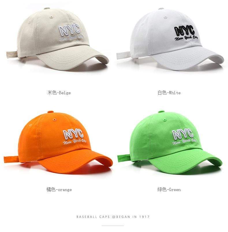 Planet Gates Cotton Baseball Cap for Women and Men NYC Embroidery Hats Boys Girls Hip Hop Hat Summer Visors Cap Casual Snapback Hat