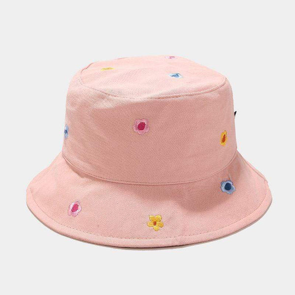 Planet Gates Cotton flower embroidery Bucket Hat Fisherman Hat outdoor travel hat Sun Cap Hats for Men and Women 250