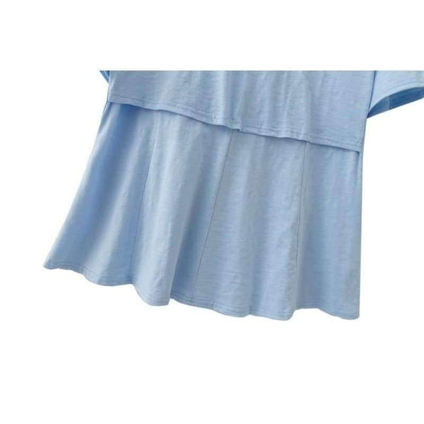 Planet Gates Cotton Maternity Clothing Breastfeeding Nursing Tops Pregnancy Shirt Clothes For Pregnant Women Plus Size Wear Summer 2018 New