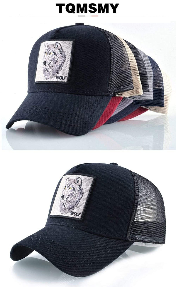 Planet Gates Cotton Snapback caps for men Embroidery wolf Baseball Cap Women's Breathable Mesh Trucker Bone rooster Hip Hop hats