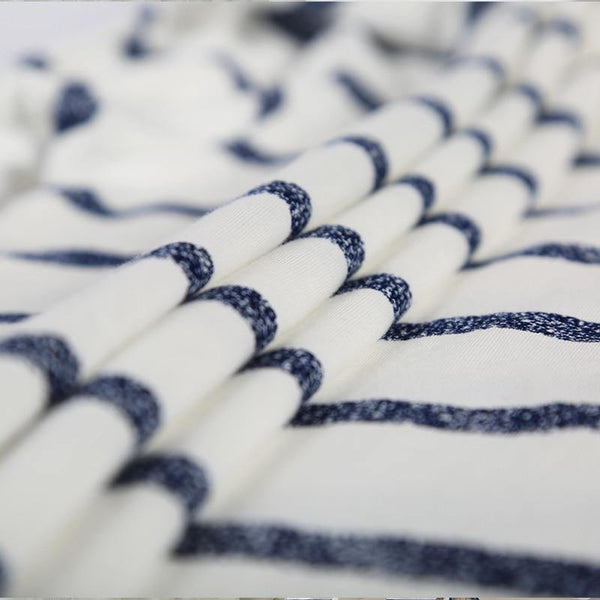 Planet Gates Cotton Spring and Autumn Male Sleepwear Long-Sleeve O-Neck Pullover Striped Lounge Sleep Set