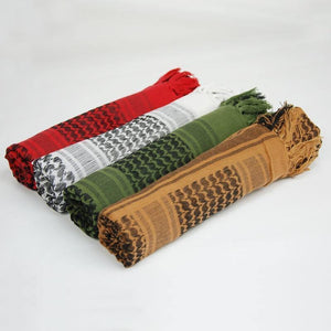 Planet Gates Cotton  Thicken Multifunction Tactical Scarf man Arabic Keffiyeh Wrap Bandana Palestine  Military Scarves
