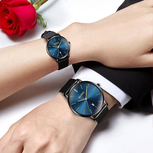 Planet Gates Couple watches For Lovers luxury top brand waterproof casual style New Fashion Ultrathin Quartz Leather watch High quality