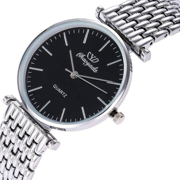 Planet Gates Couples lovers stainless steel quartz wristwatches office ladies gentleman dress simple business bracelet watch