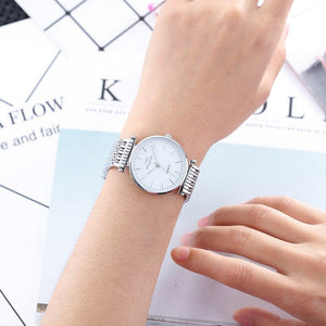 Planet Gates Couples lovers stainless steel quartz wristwatches office ladies gentleman dress simple business bracelet watch