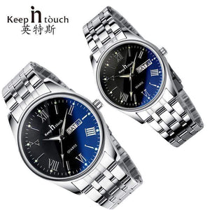 Planet Gates Couples Watch For Lovers Business Luxury Men and Women Wristwatches Quartz Waterpoof Calerdar Wedding Gifts
