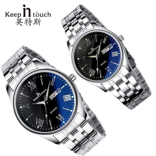 Planet Gates Couples Watch For Lovers Business Luxury Men and Women Wristwatches Quartz Waterpoof Calerdar Wedding Gifts