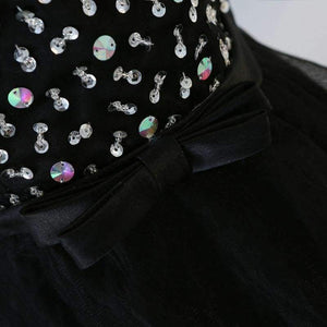 Planet Gates Court Train / 10 Weekend Black Cocktail Dresses 2018 Tops Beading Crystal The Banquet High/Low Short Birthday Party Dress Formal Prom Gowns