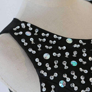 Planet Gates Court Train / 10 Weekend Black Cocktail Dresses 2018 Tops Beading Crystal The Banquet High/Low Short Birthday Party Dress Formal Prom Gowns