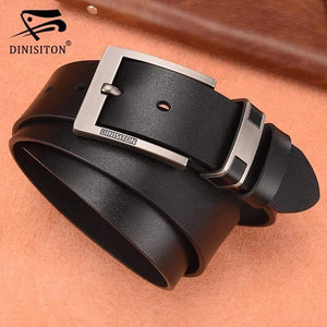 Cow Genuine Leather Belts For Men Luxury Men's Belt Leather Belt Alloy Buckle Casual Male Vintage Strap Ceinture Homme