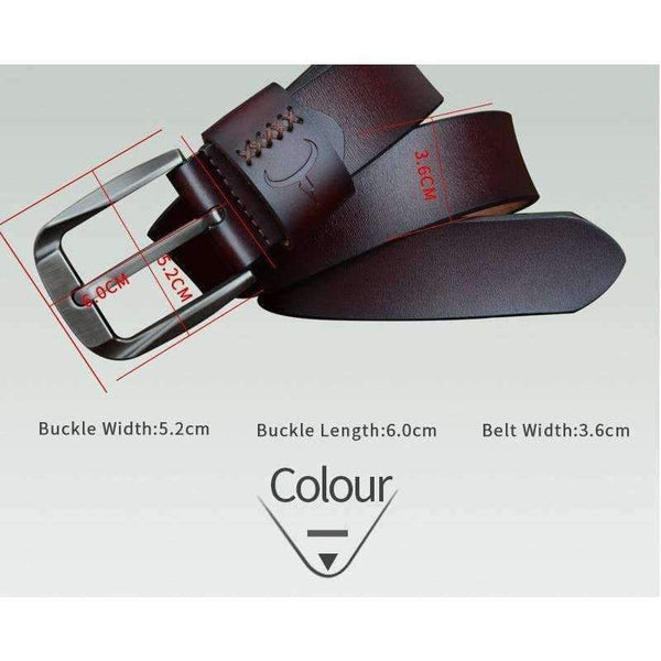 Planet Gates COWATHER Мъжки колани от естествена кожа с катарама, винтидж стил, 130 см, висококачествен мъжки колан, cinturones hombre, безплатна доставка