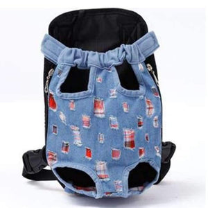 Planet Gates Cowboy / L Carrier Backpack Mesh Camouflage Outdoor Travel Products Breathable Shoulder Handle Bags for Small Dog Cats Pet Bag