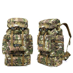 Planet Gates CP camouflage Tactical Bag Military Backpack Mountaineering Men Travel Outdoor Sport Bags Molle Backpacks Hunting Camping Rucksack XA583WA