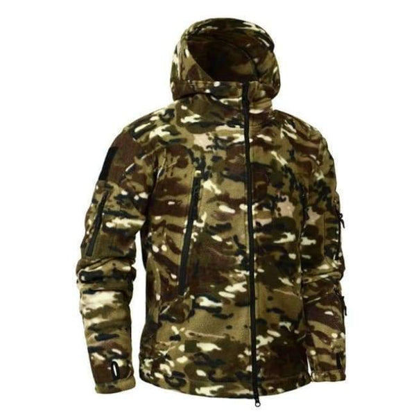Planet Gates CP / S Mege Brand Autumn Winter Military Fleece Camouflage Tactical Men's Clothing Polar Warm Multicam Army Men Coat Outwear Hoodie