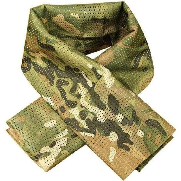 Planet Gates CP Tactical Military camouflage Scarf Cool Airsoft Tactical Multifunctional  Army Mesh Breathable Scarf Wrap Mask Shemagh Veil