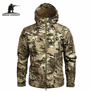Planet Gates CP / XS Men's Military Camouflage Fleece Jacket Army Tactical Clothing  Multicam Male Camouflage Windbreakers