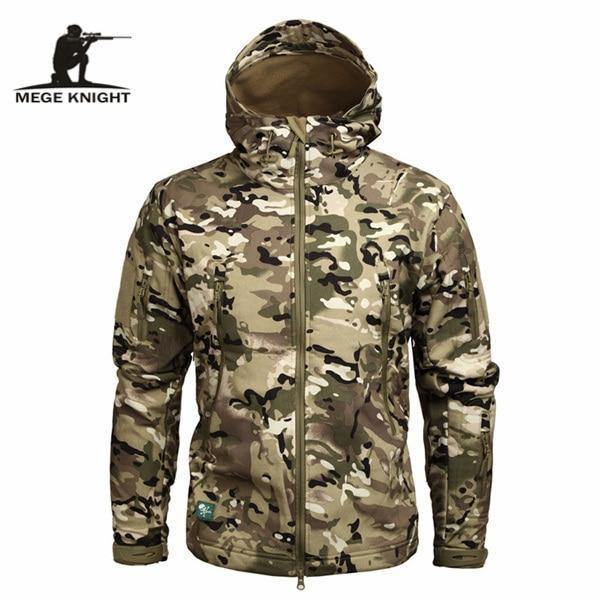 Planet Gates CP / XS Men's Military Camouflage Fleece Jacket Army Tactical Clothing  Multicam Male Camouflage Windbreakers