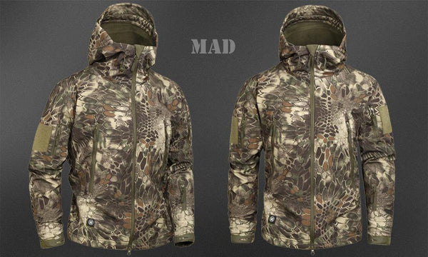Planet Gates CPOD / XS Men's Military Camouflage Fleece Jacket Army Tactical Clothing  Multicam Male Camouflage Windbreakers