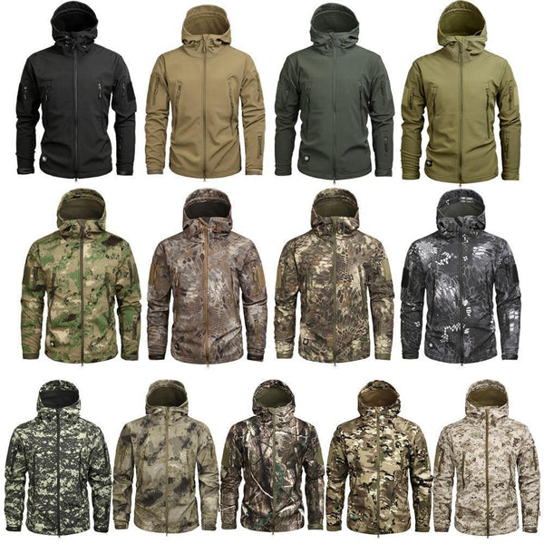 Planet Gates CPOD / XS Men's Military Camouflage Fleece Jacket Army Tactical Clothing  Multicam Male Camouflage Windbreakers
