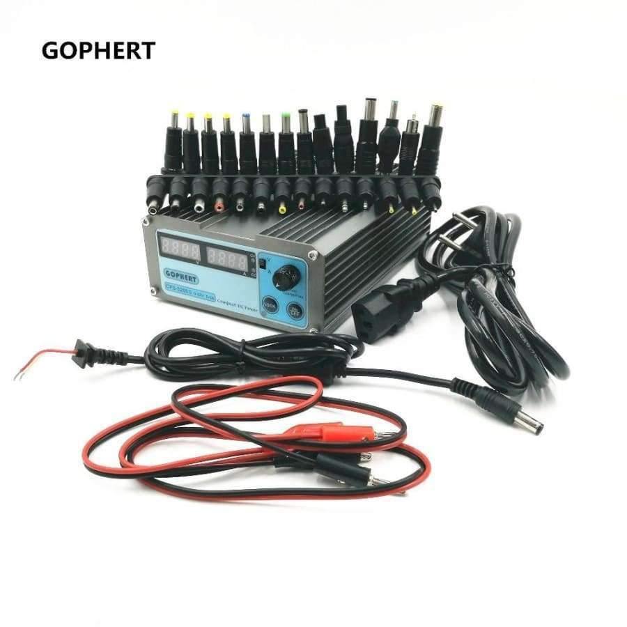 Planet Gates CPS-3205 II Compact Digital Adjustable DC Power Supply OVP/OCP/OTP+28 PCS connector Notebook power adapter 32V5A  0.01V/0.01A