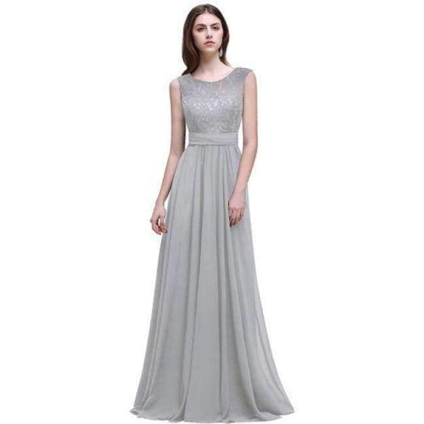 Planet Gates CPS526 navy / 2 Navy Burgundy Lace Chiffon Bridesmaid Dresses Long 2017 Cheap Prom Dresses Party Gowns