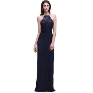Planet Gates CPS528 navy / 2 Navy Burgundy Lace Chiffon Bridesmaid Dresses Long 2017 Cheap Prom Dresses Party Gowns