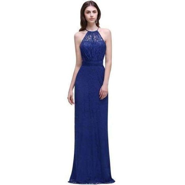 Planet Gates CPS528 royal / 6 Navy Burgundy Lace Chiffon Bridesmaid Dresses Long 2017 Cheap Prom Dresses Party Gowns