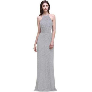 Planet Gates Cps528 silver / 6 Navy Burgundy Lace Chiffon Bridesmaid Dresses Long 2017 Cheap Prom Dresses Party Gowns