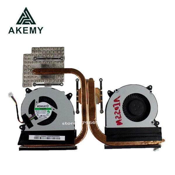 Planet Gates CPU GPU Cooling Heatsink For Asus N550J N550JV G550J G550JK N550JK N550JX Cooler Fan Radiator