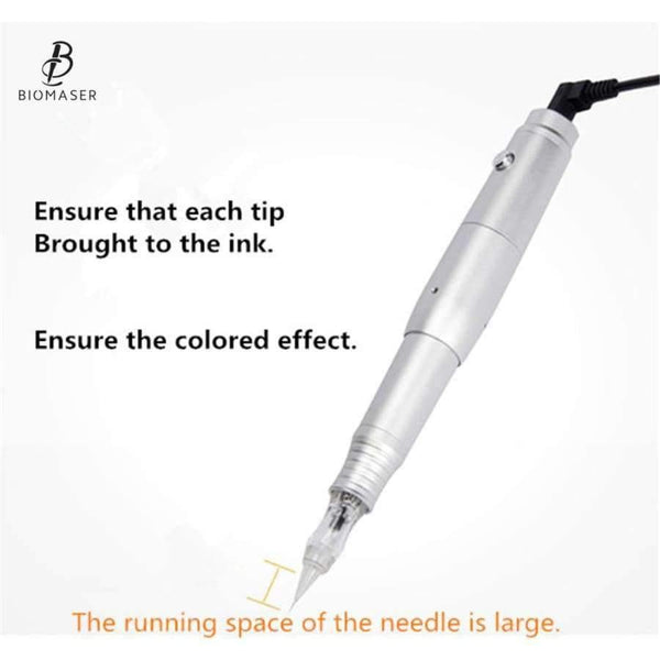 Planet Gates CQ003Black HD video Permanent Makeup Machine Tattoo Machine Rotary Pen with needle For Microblading Eyebrow Lip Gun Tatoo Pen Kits eu